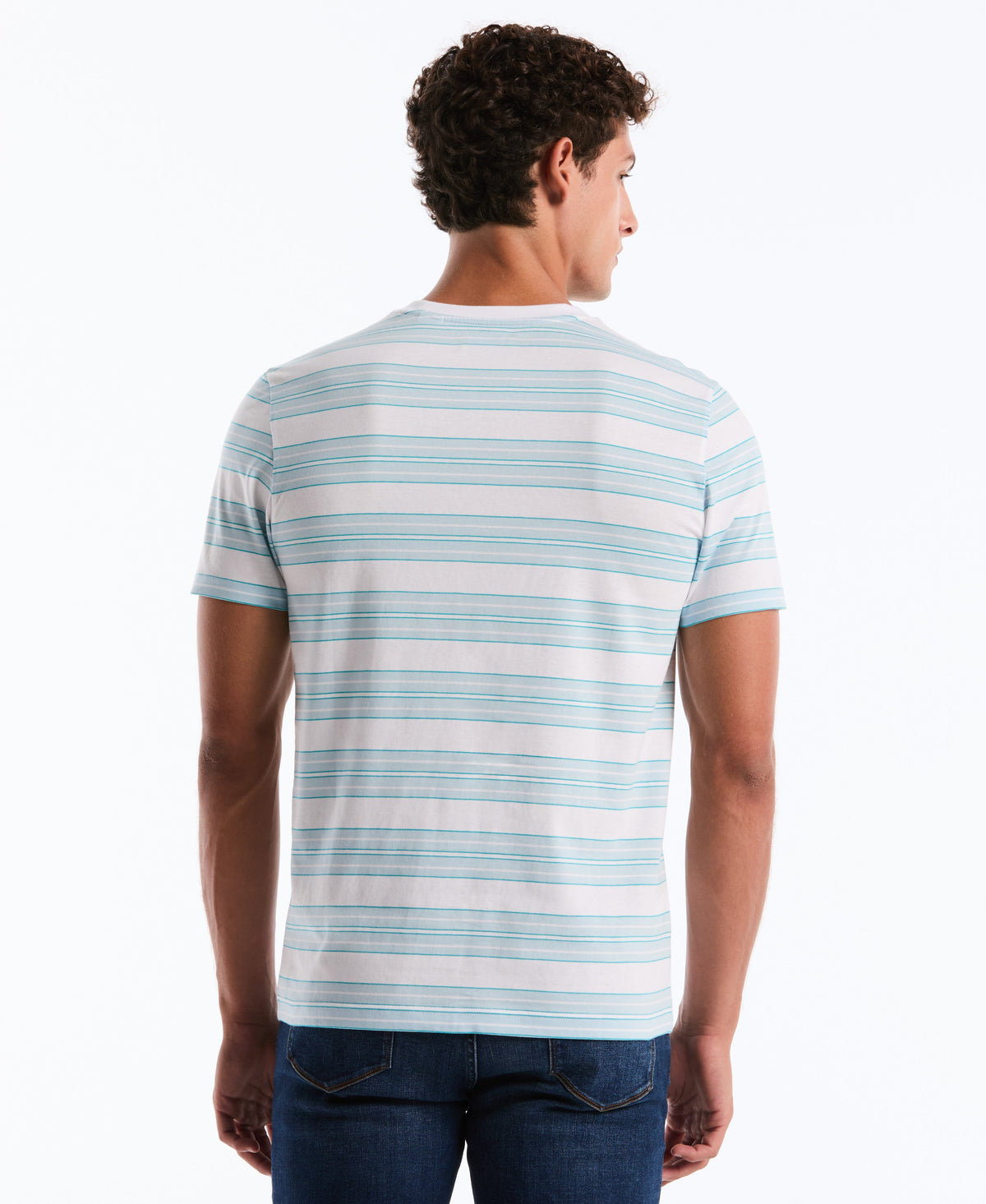Multi-Striped Jersey Tee