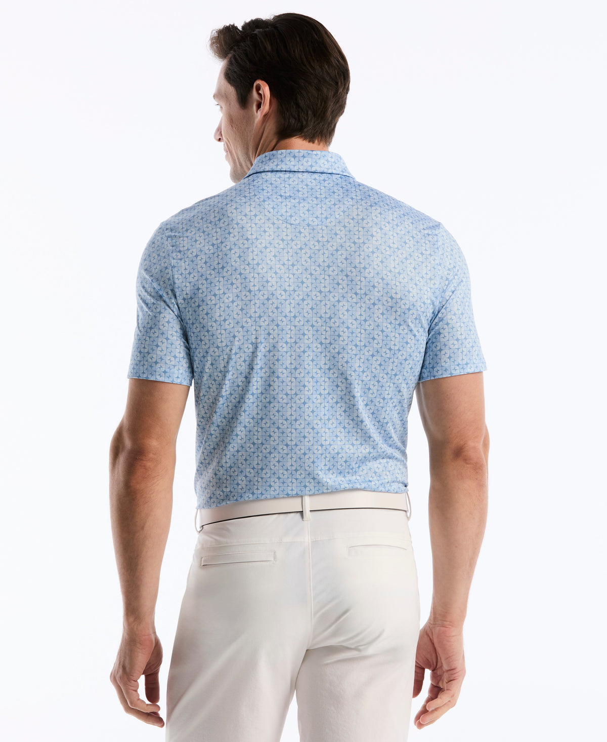Neo Abstract Geo Golf Polo