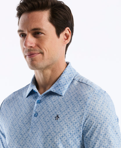 Neo Abstract Geo Golf Polo