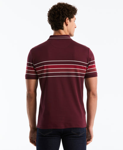 Organic Cotton Engineered Chest Stripe Polo