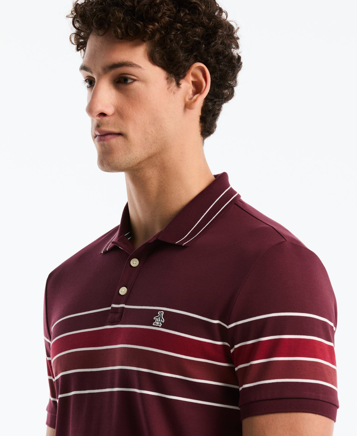 Organic Cotton Engineered Chest Stripe Polo