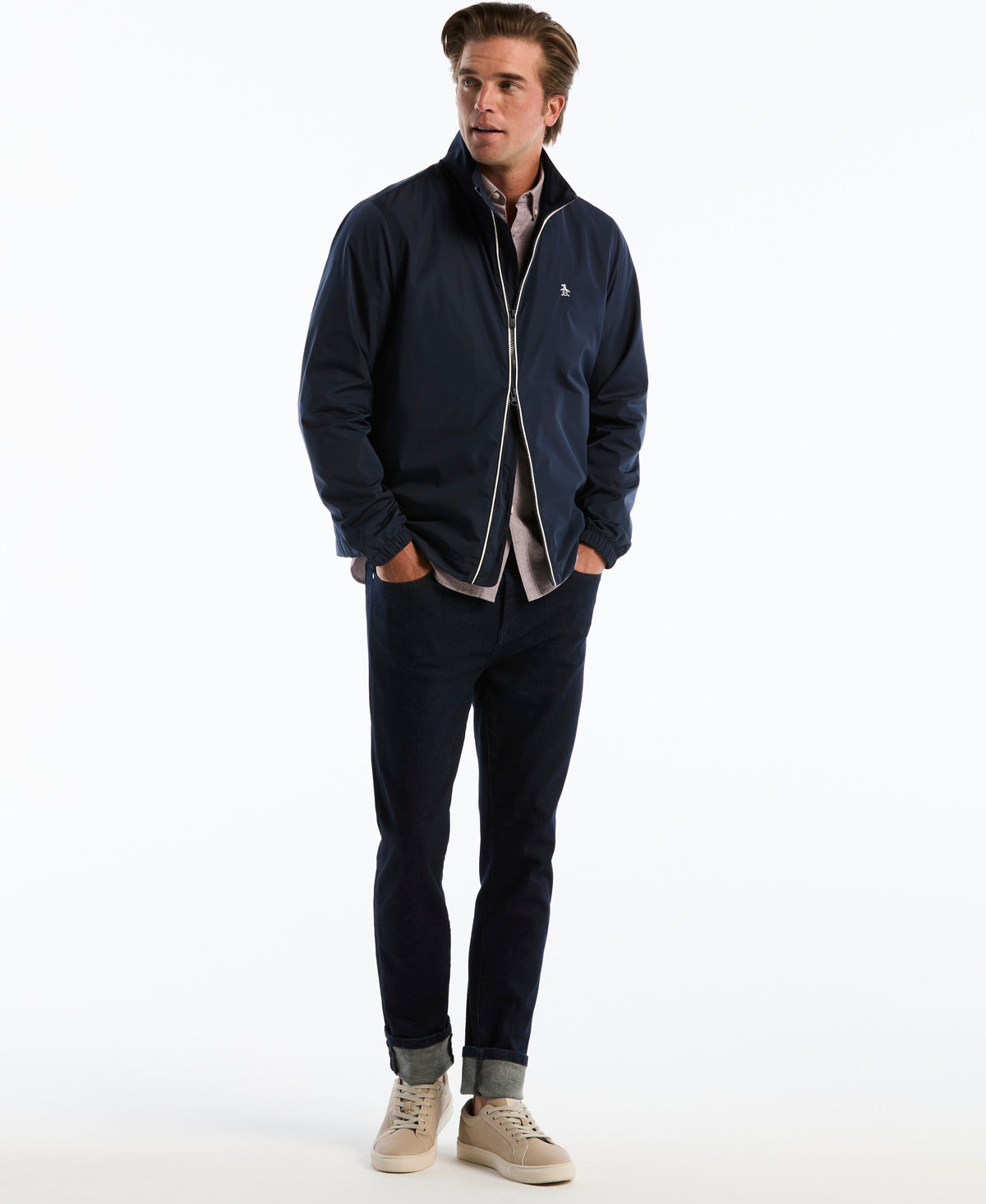 Piped Shell Windbreaker