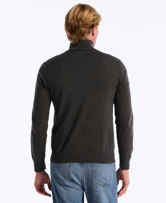 Quarter Zip Jersey Sweater