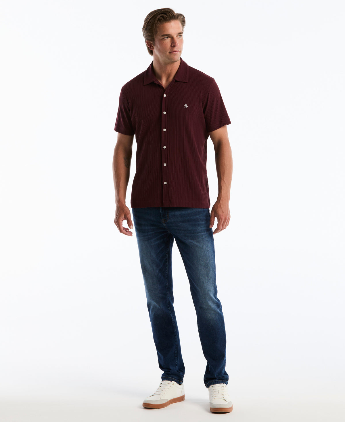 Raised Rib Knit Shirt