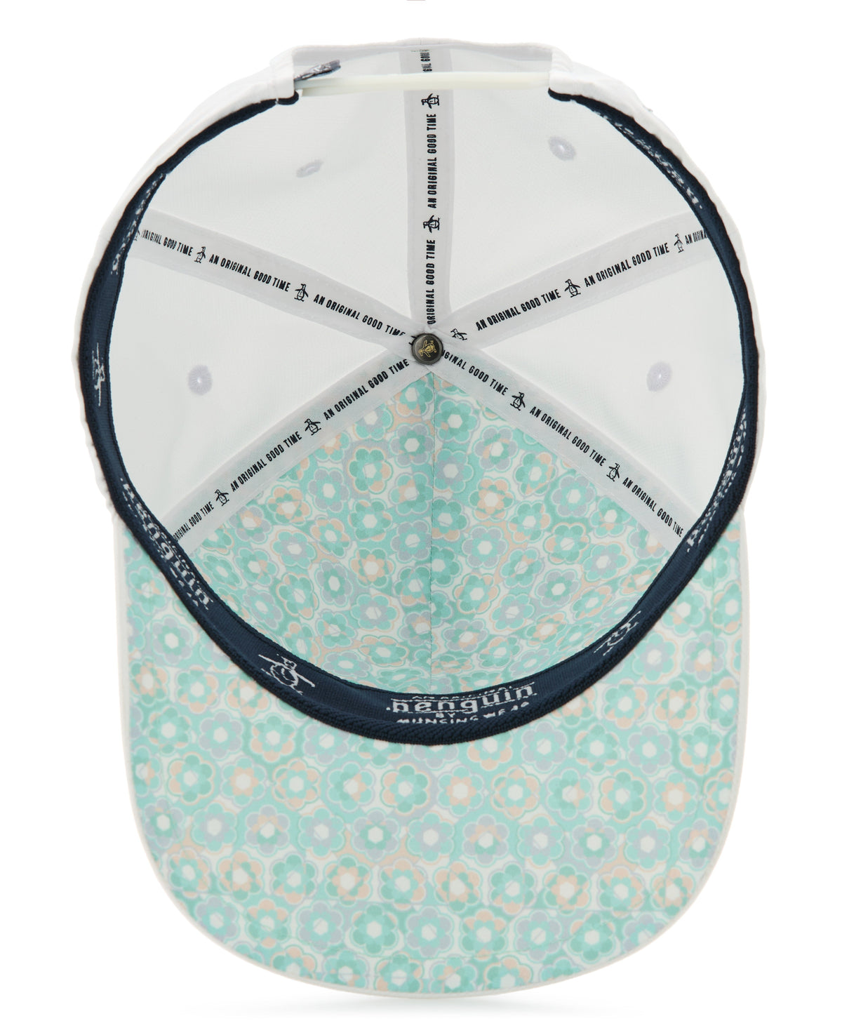 Retro Floral Pete Golf Hat