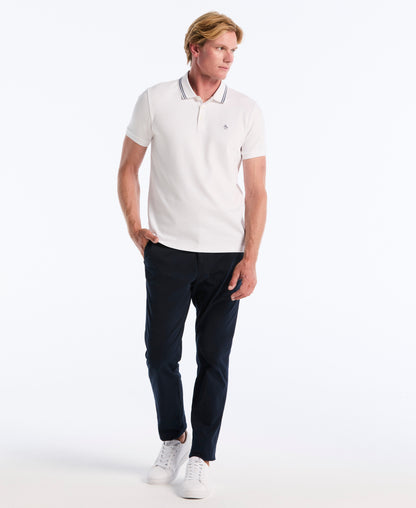 S-Twist Jacquard Tipped Polo