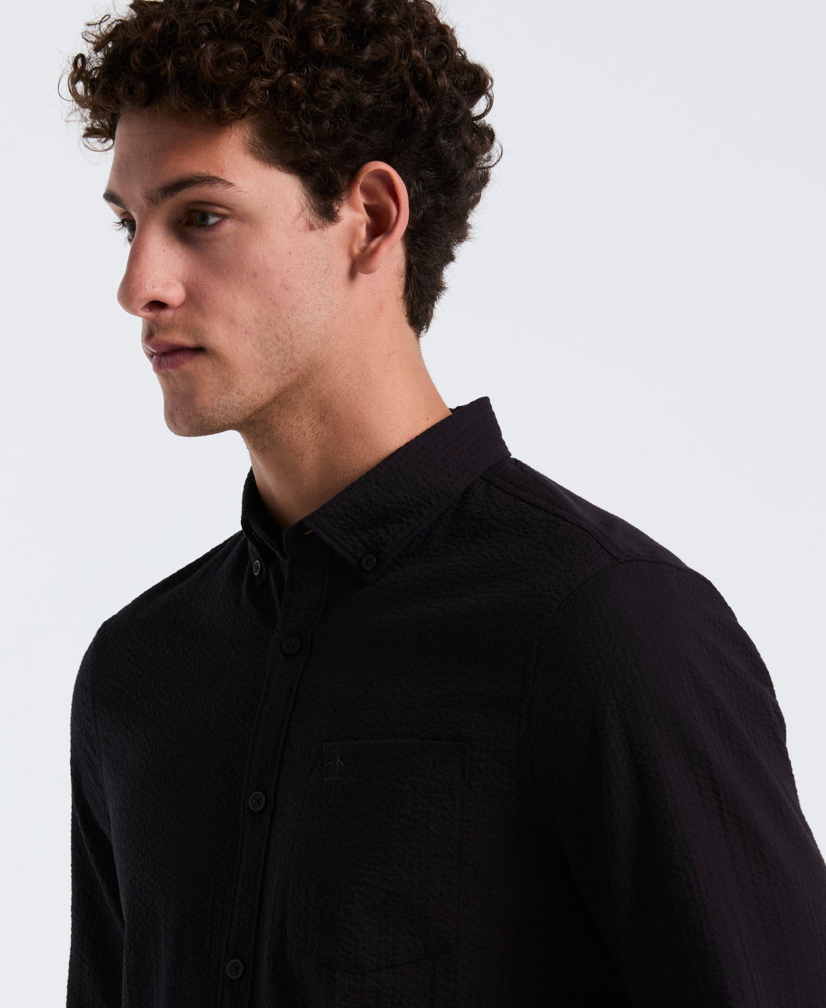 Seersucker Long Sleeve Shirt