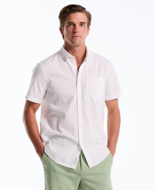 Seersucker Short Sleeve Shirt