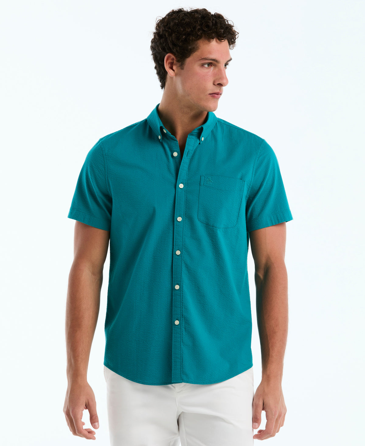 Seersucker Short Sleeve Shirt