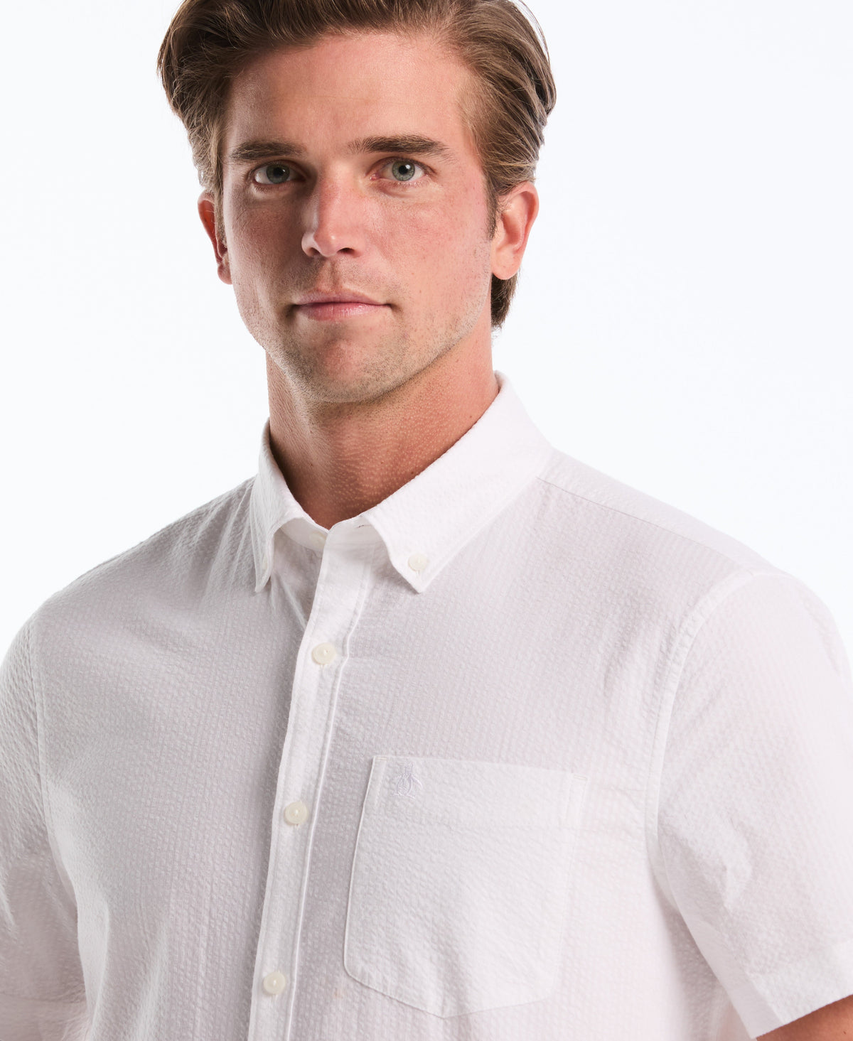 Seersucker Short Sleeve Shirt