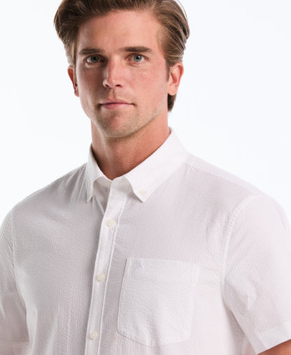 Seersucker Short Sleeve Shirt