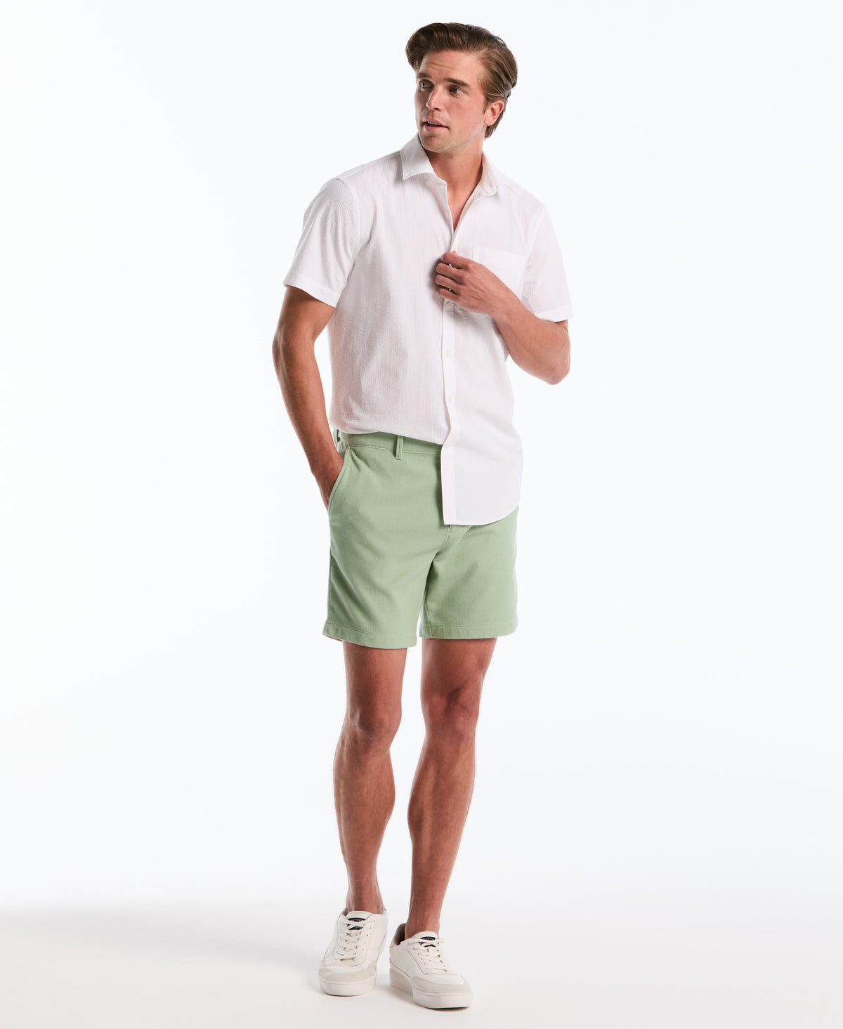 Seersucker Short Sleeve Shirt