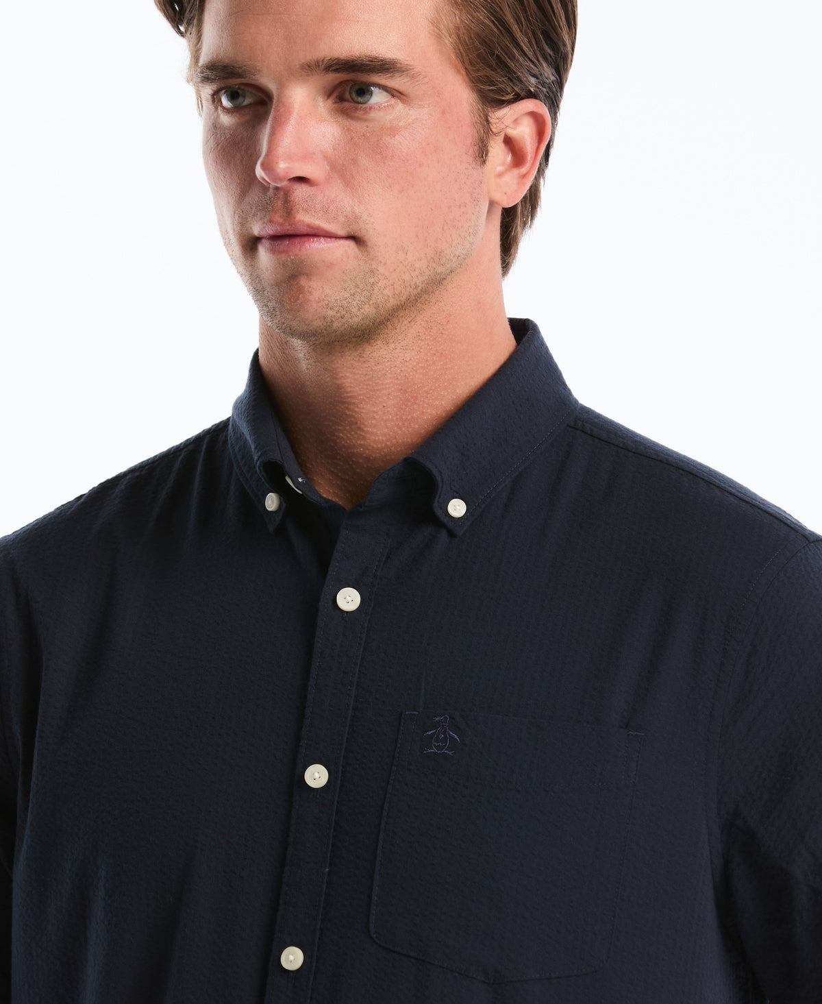 Seersucker Short Sleeve Shirt