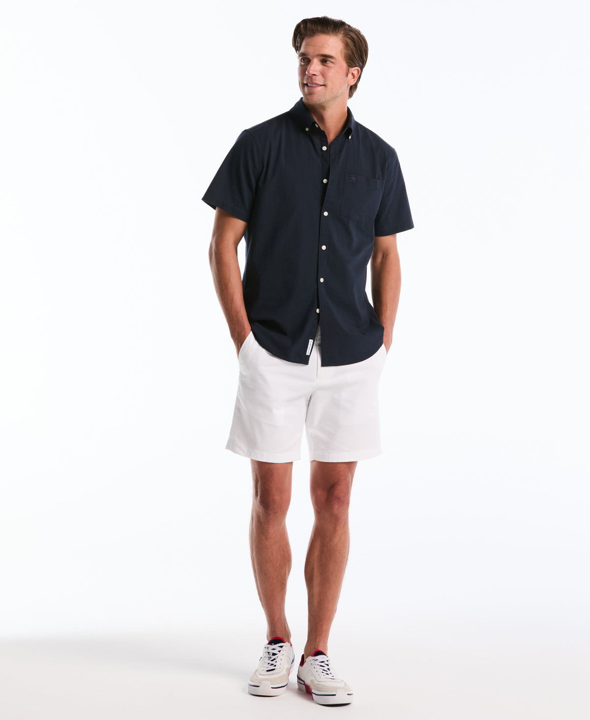 Seersucker Short Sleeve Shirt