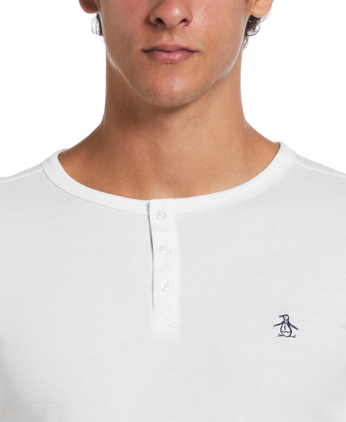 Solid Henley Tee