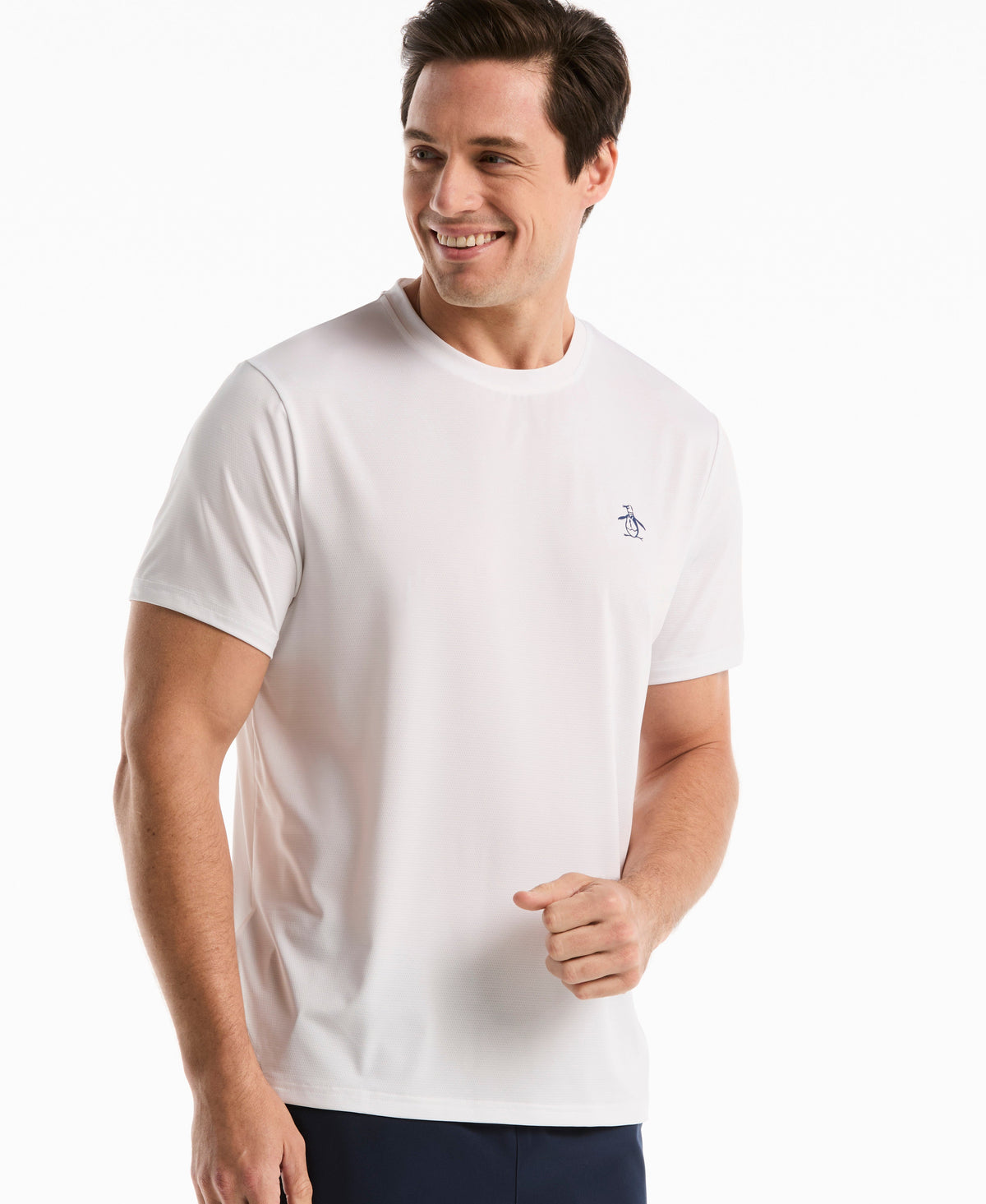 Solid Performance Crew Tennis Tee