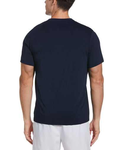 Solid Performance Crew Tennis Tee