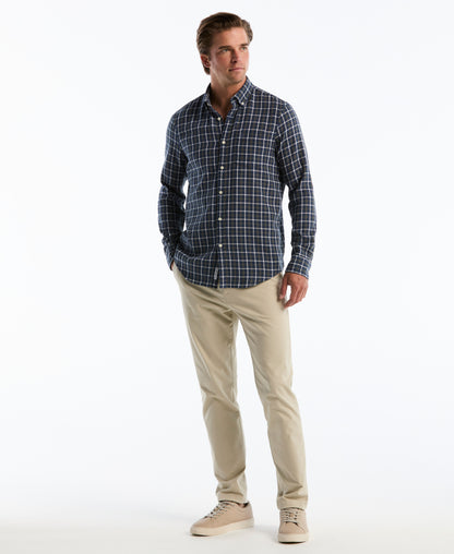 Texture Dobby Button-Down Shirt