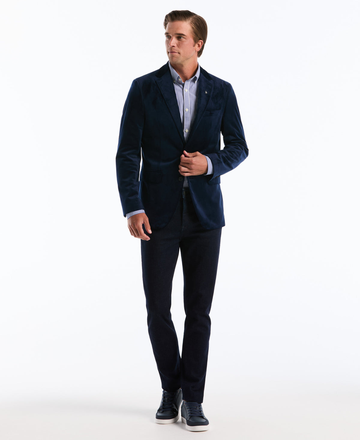 Velvet Slim Fit Suit Separate Jacket