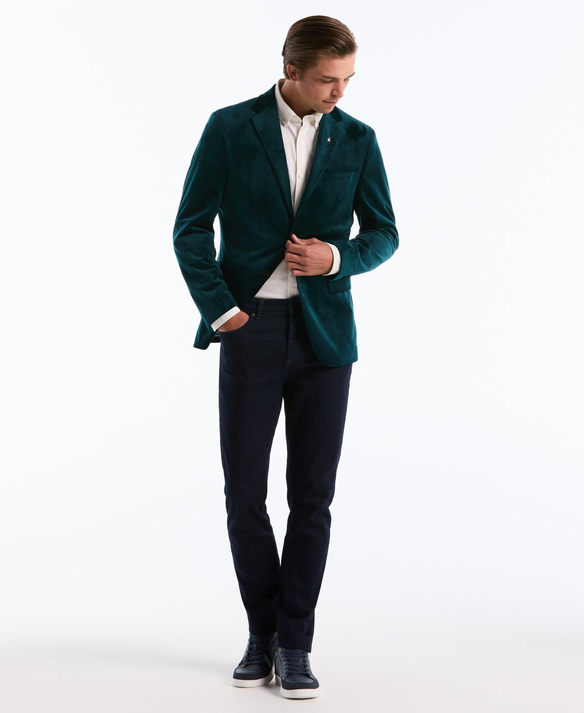 Velvet Slim Fit Suit Separate Jacket