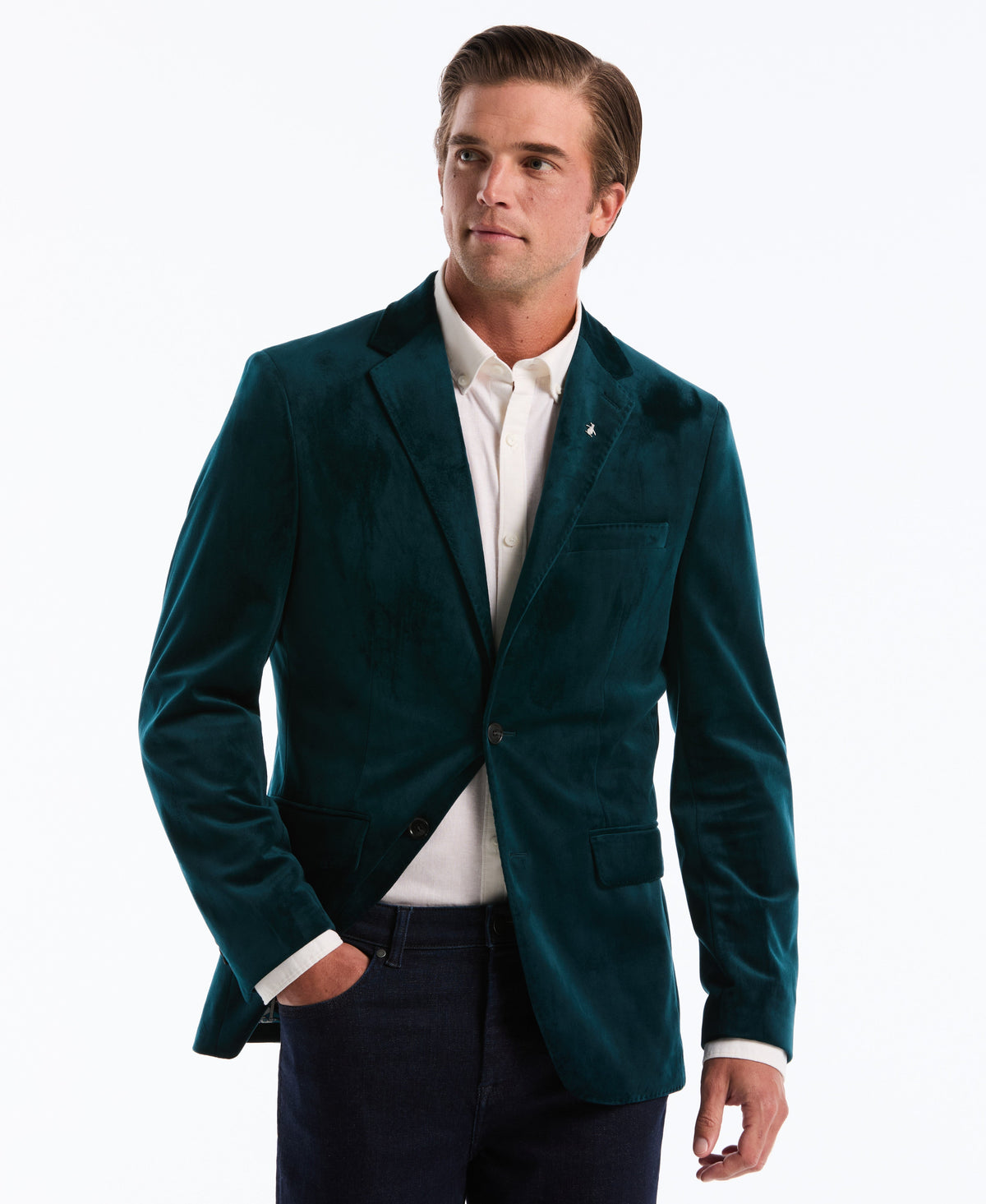 Velvet Slim Fit Suit Separate Jacket