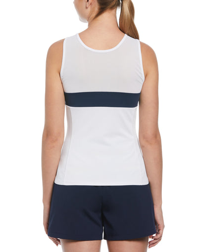 Women's Color Block Tennis Tank