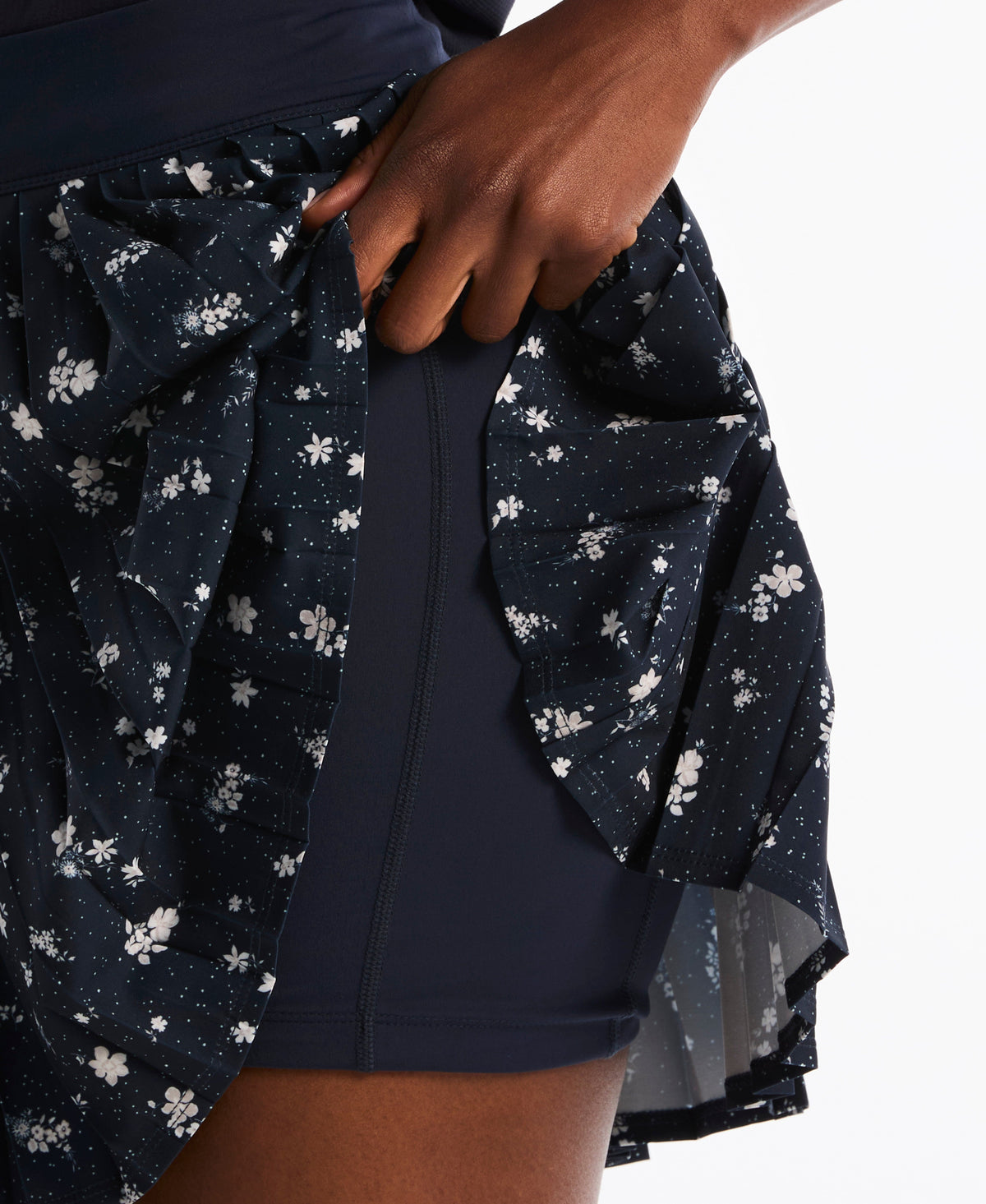 Women's Pleated Floral Golf Skort